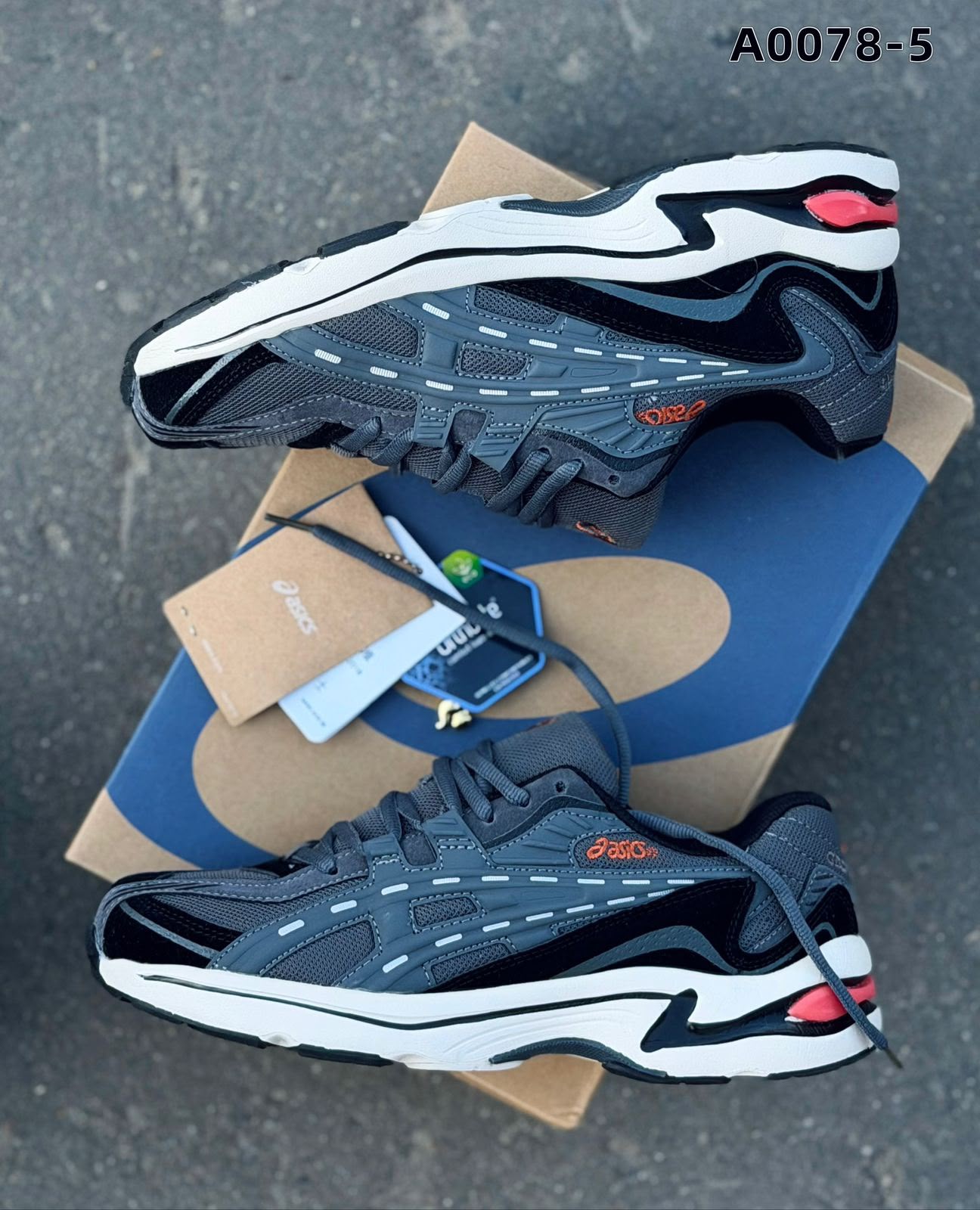 фото мужские осенние кроссовки asics 390609 оптом