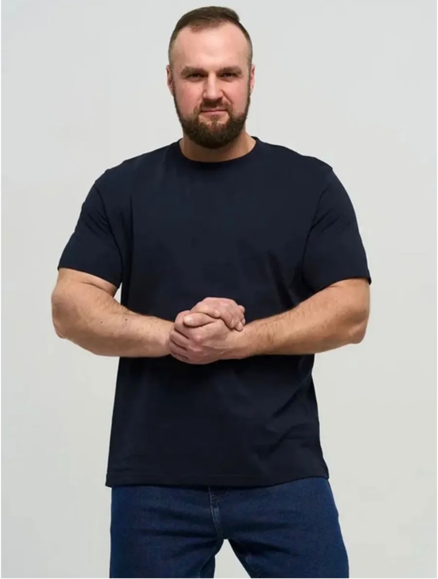 картинка Футболка базовая оверсайз больших размеров от магазина Одежда+