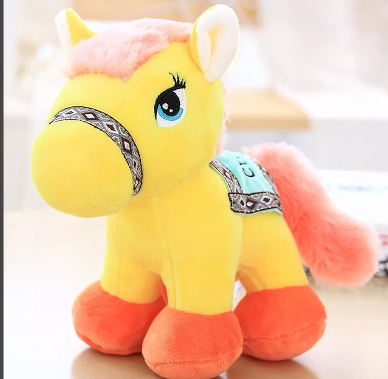 картинка Мягкая игрушка "лошадь" символ года 23 см от магазина Одежда+