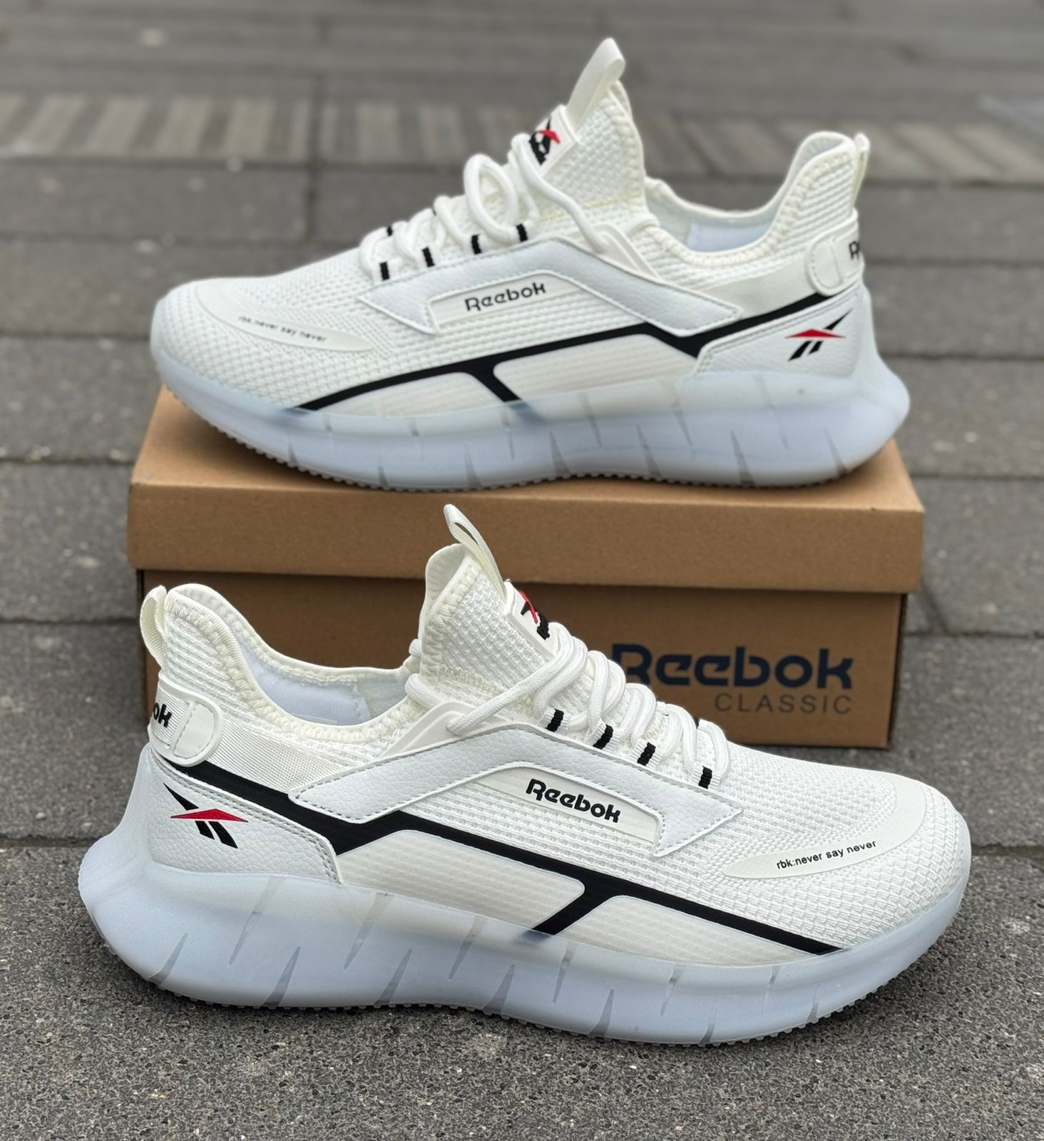 фото Мужские весенние кроссовки Reebok 163814 оптом с доставкой