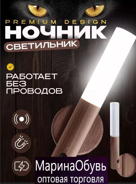 картинка Ночник проектор настенный с датчиком движения от магазина Одежда+