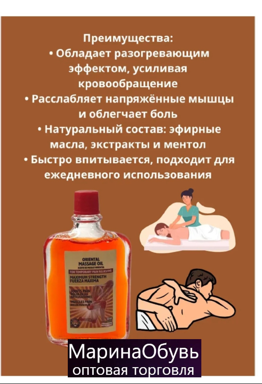 картинка Массажное масло для тела 30 мл от магазина Одежда+