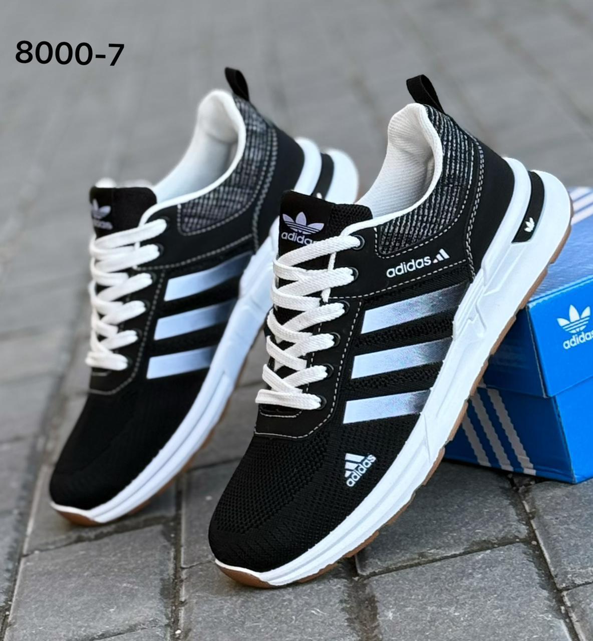 фото мужские черные кроссовки adidas 246844 оптом