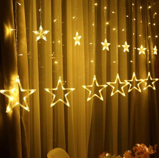 картинка Гирлянда "звезды" 3x1 желтая от магазина Одежда+