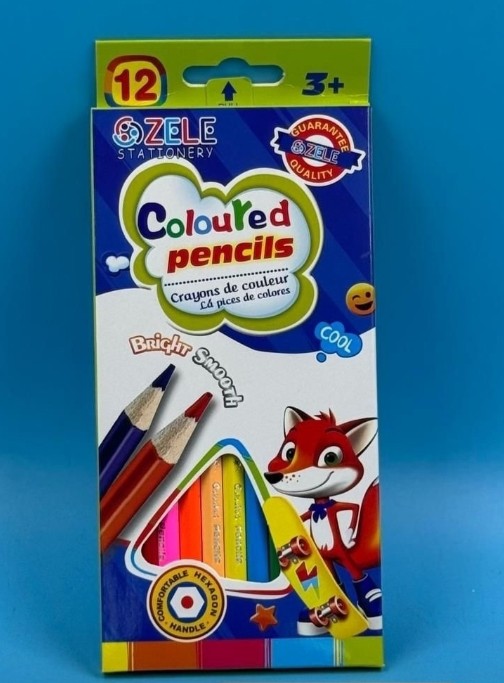 фото цветные карандаши -12 цветов оптом