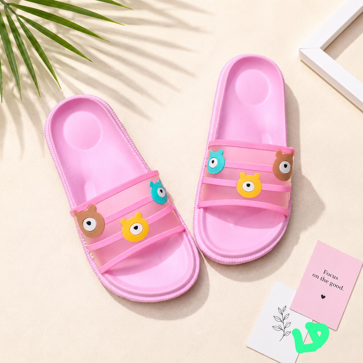 фото женские летние шлепанцы с милыми животными 481201 оптом