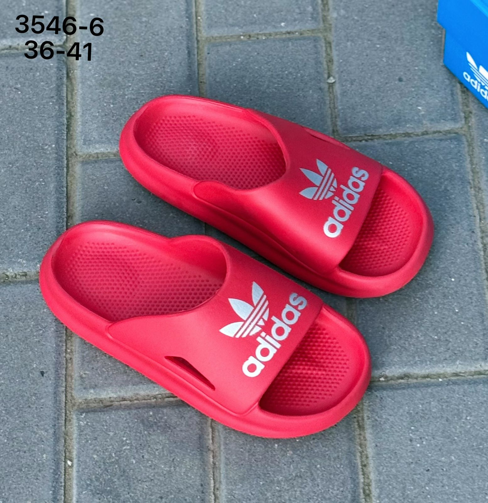 фото женские летние шлепки adidas 387874 оптом