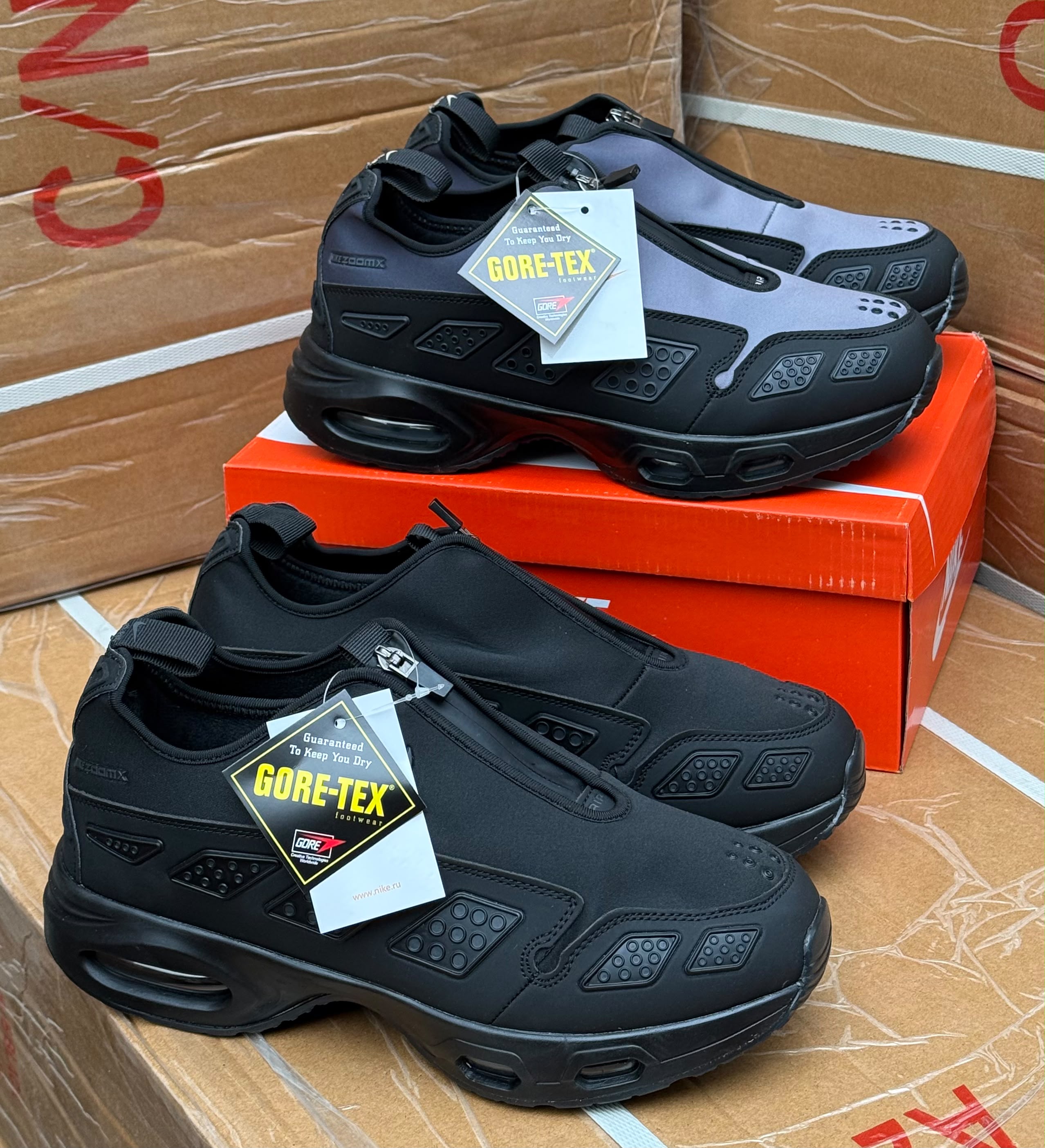 фото мужские зимние кроссовки с технологией gore-tex 705614 оптом