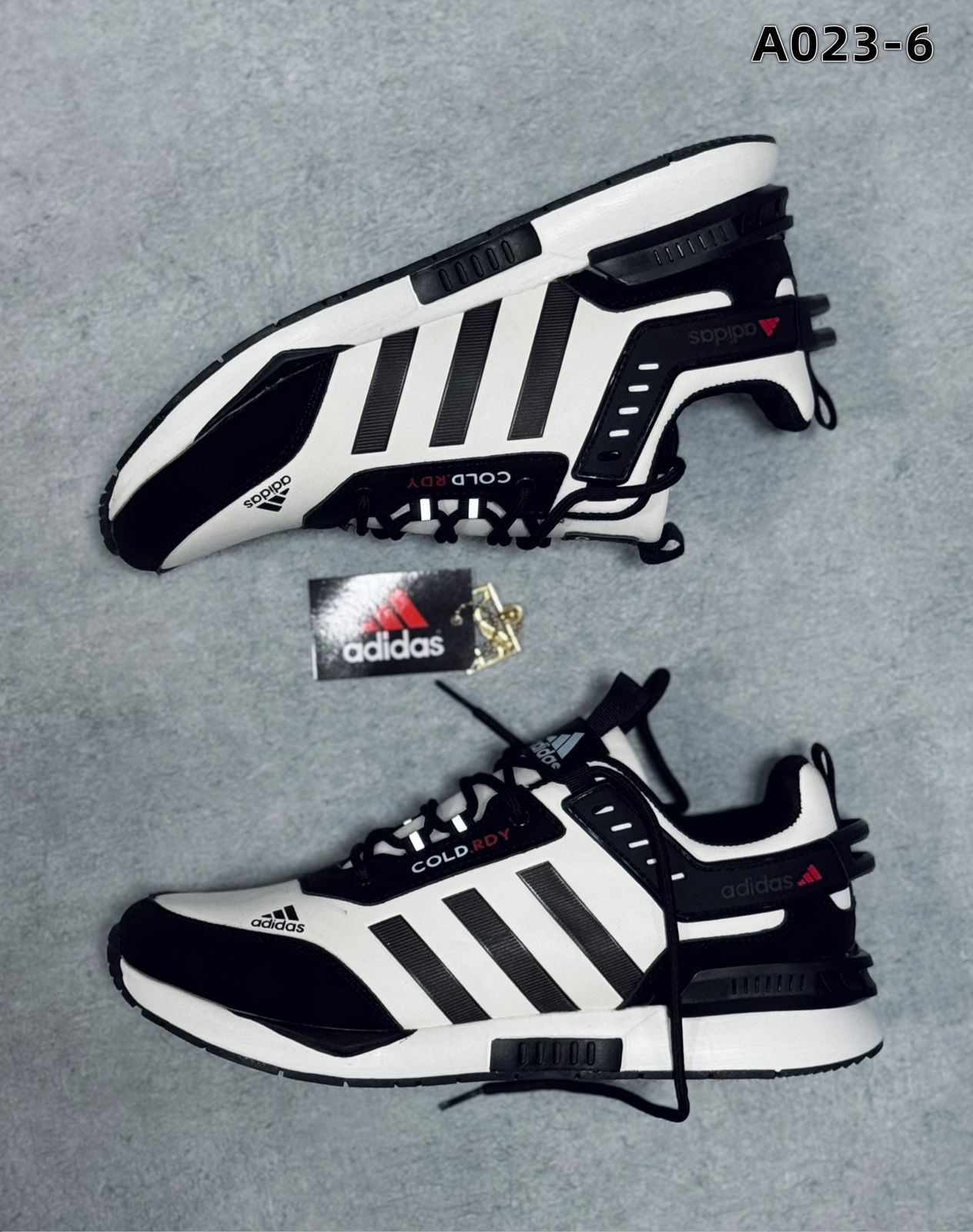 фото мужские черные кроссовки adidas 597417 оптом