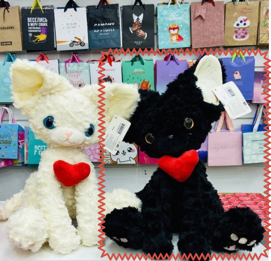 картинка Игрушка Котик 40-45см от магазина Одежда+